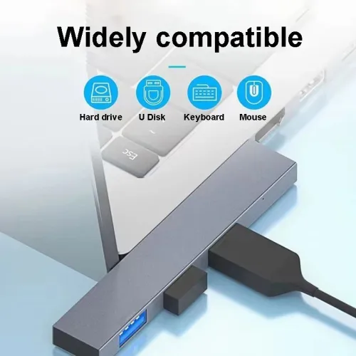Hub USB 3.0 5 en 1, 1 x USB 3.0 + 2 x USB 2.0 + SD + TF Transmission 5Gbps Multiplateformes