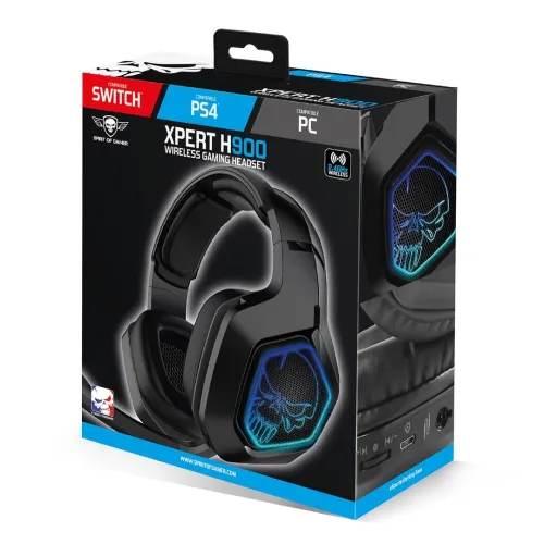 Casque Audio Sans Fil Pro Gamer 12H Autonomie Micro Flexible Xpert-H900