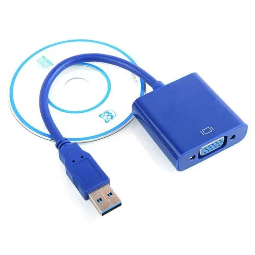 Adaptateur Vidéo Multi-Écrans USB 3.0 Male vers VGA Femelle