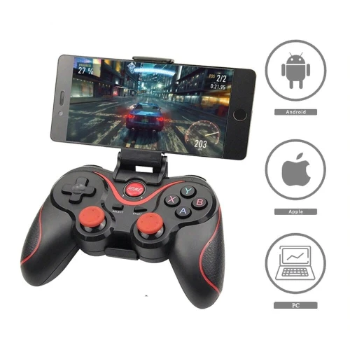 Manette Gaming Bluetooth pour Mobile PC Smart TV Tablette X3 