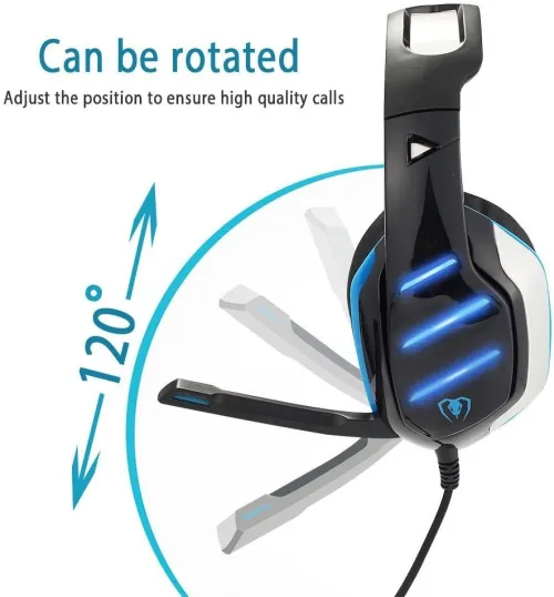 Casque Pro Gaming avec Microphone Lumineux pour PC Mobile PS4 GM-3 BEEXCELLENT