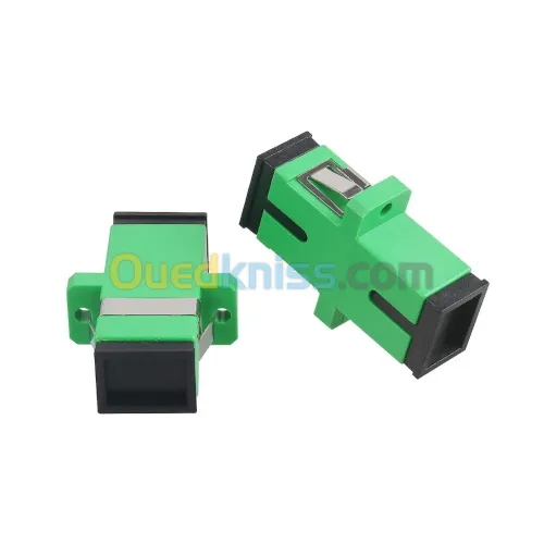 Adaptateur Coupleurs de Fibre Optique Plastique SC monomode APC Simplex SC F/F