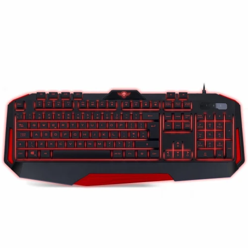 Pack 4 In 1: Clavier Gamer-Souris Gamer-Casque Rgb-Tapis Anti-Dérapant Pro-MKH3 Spirite Of Gamer