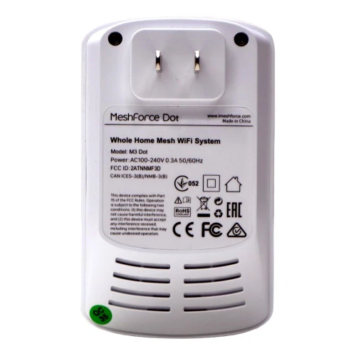 Répéteur Extenseur Wi-Fi Maillé AC1200 M3 DOT Meshforce
