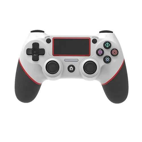 Manette Gaming Bluetooth Pour PS4 & PC Dual-Shock Rechargeable avec Entrée Jack 3.5mm
