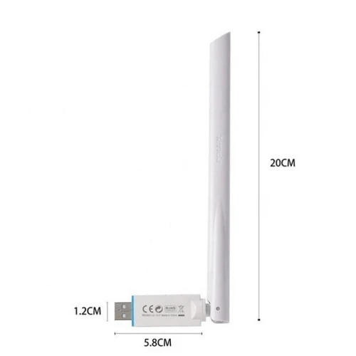 Adaptateur USB Sans fil à Gain élevé U2 v5.0 AX300 Wi-Fi 6 U2 Tenda