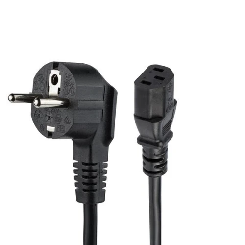 Câble d'Alimentation pour PC Ø 3x0.75mm2 1.5m (Prise EU Type E vers IEC320C13)