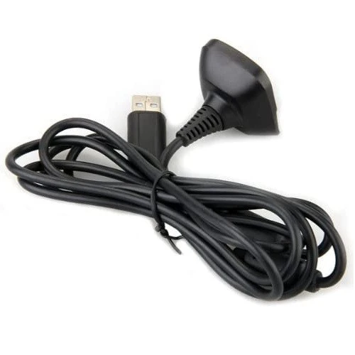Câble de Chargement Batterie Manette X-box Sans Fil Avec 2 Filtres 
