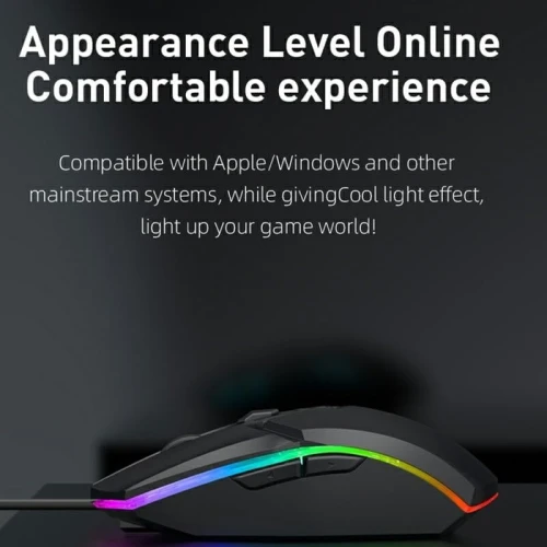 Souris Gaming Professional USB 1600 DPI Programmable 6 Boutons RGB S700