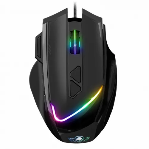Pack Souris Filaire & Tapis de Souris pour Gamer 7200 dpi 8 Boutons Programmables RGB Pro-M3 