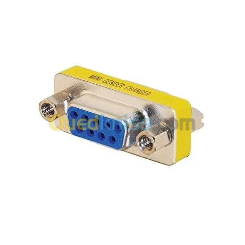 Adaptateur Coupleur Serial RS232 DB9 à 9 Broches F/F