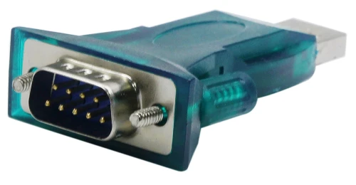 Adaptateur Convertisseur USB 2.0 vers Port Série RS232, Connecteur DB9 Mâle, avec Câble de Rallonge USB