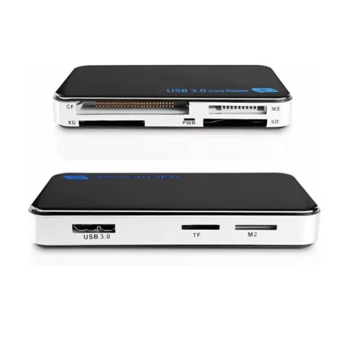 Lecteur de Carte Mémoire All in 1 USB 3.0 5 Gbit /s pour Carte CF - SD - Micro SD -MS - XD - TF - M2