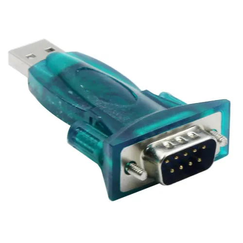 Adaptateur Convertisseur USB 2.0 vers Port Série RS232, Connecteur DB9 Mâle, avec Câble de Rallonge USB