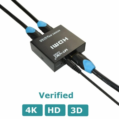Splitter Répartiteur HDMI 4K 30 Hz 1 x 2 - 1 entrée 2 sorties, Alimenté, MT-SP102M MT-VIKI