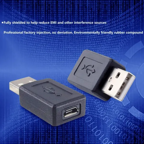 Adaptateur USB 2.0 Type-A Male vers Micro USB 2.0 Type-A Femelle 