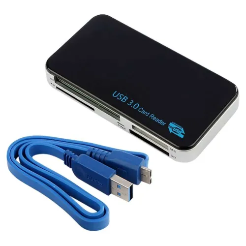 Lecteur de Carte Mémoire All in 1 USB 3.0 5 Gbit /s pour Carte CF - SD - Micro SD -MS - XD - TF - M2
