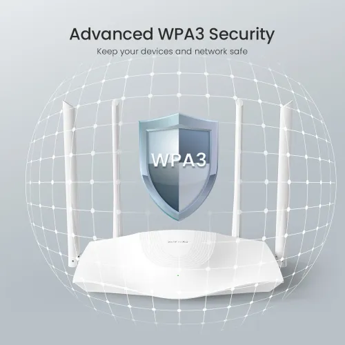 Routeur WiFi 6 Gigabit Dual-Band 4 Antennes AX3000 TX9 TENDA