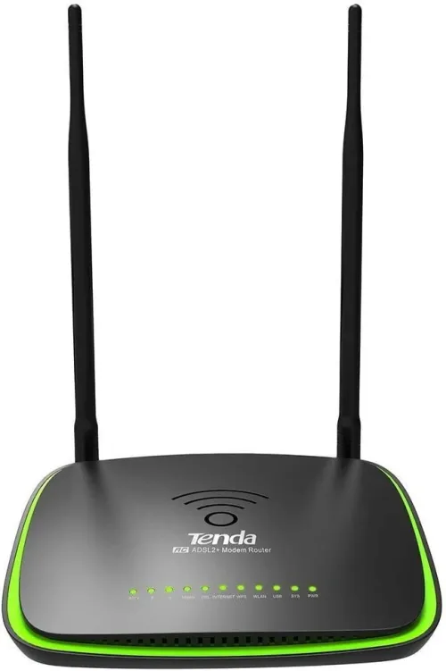 Modem Routeur WiFi Dual Band Gigabit Antenas 7dbi 1200Mbps USB 2.0 AC1200 D1201 Tenda