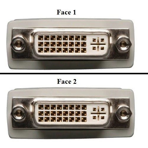 Adaptateur DVI-I Dual Link 24+5 Femelle vers DVI-I Dual Link 24+5 Femelle 