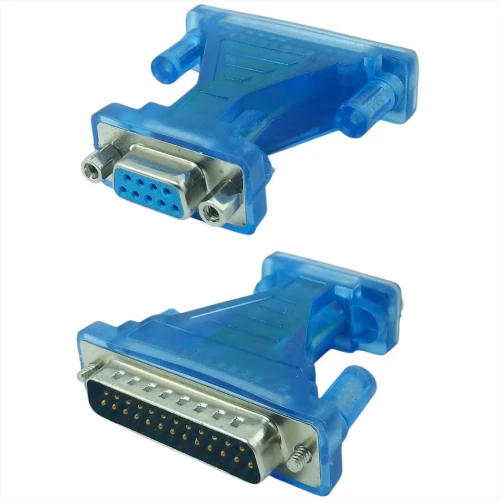 Adaptateur Câble USB 2.0 vers Série RS232 (DB9 et DB25) pour Connexion Universelle d'Appareils 
