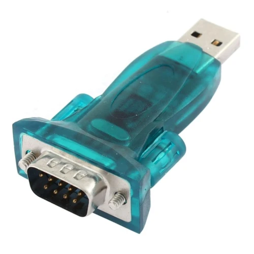 Adaptateur Convertisseur USB 2.0 vers Port Série RS232, Connecteur DB9 Mâle, avec Câble de Rallonge USB
