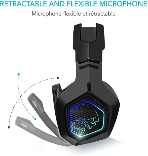 Casque Audio Sans Fil Pro Gamer 12H Autonomie Micro Flexible Xpert-H900