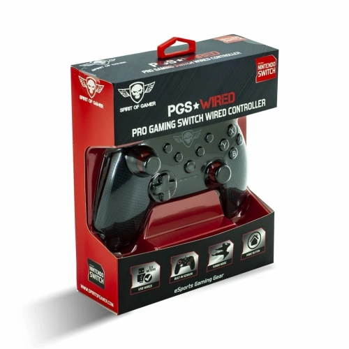 Manette Double Moteurs Vibration & Fonction Turbo pour Nintendo Switch SOG-WGPS SPIRIT OF GAMER