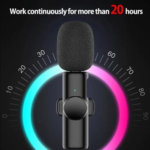 Microphone Sans Fil Type-C pour Enregistrement Compatible Multi-plateformes K11