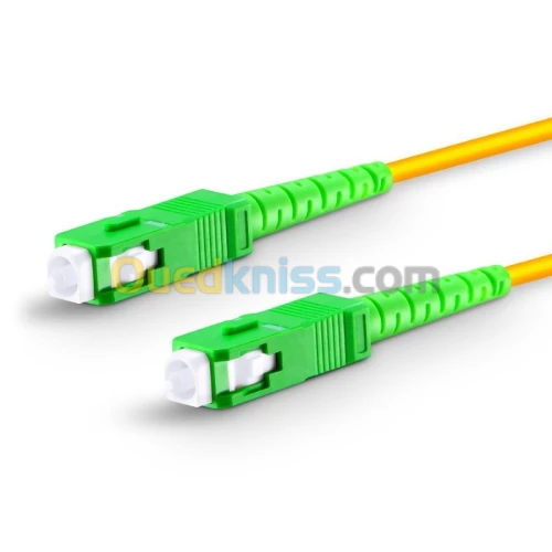 Cable (Jarretière) Fibre Optique SC-APC/SC-APC Simplex Monomode G657A2 3 mm - 5m