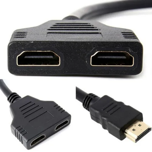 Splitter HDMI 4K UHD 1 Entrée vers 2 Sorties 30 cm