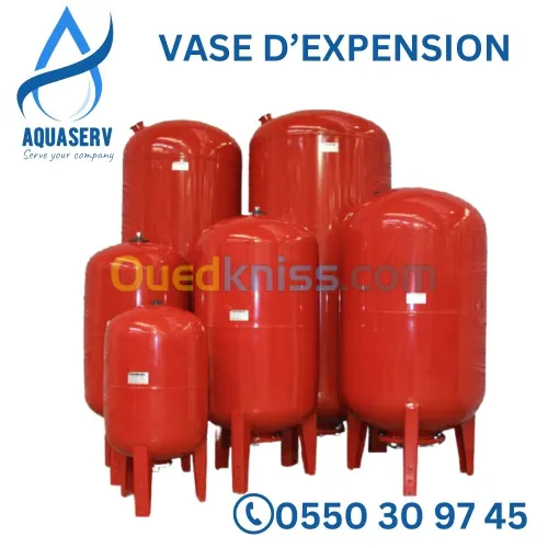 VASE D'EXPANSION BALLON Réservoir خزان التمديد vertical bâtiment construction chauffage SANITAIRE 