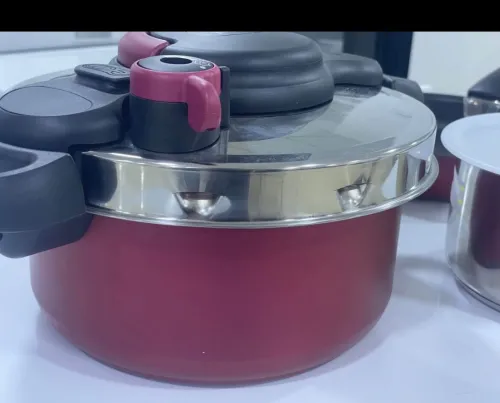 Cocotte minute rouge 4 pièces 4L