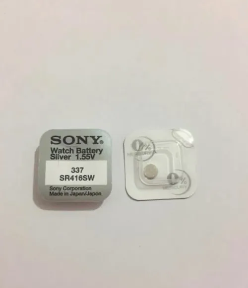 Sony piles 337 battery 