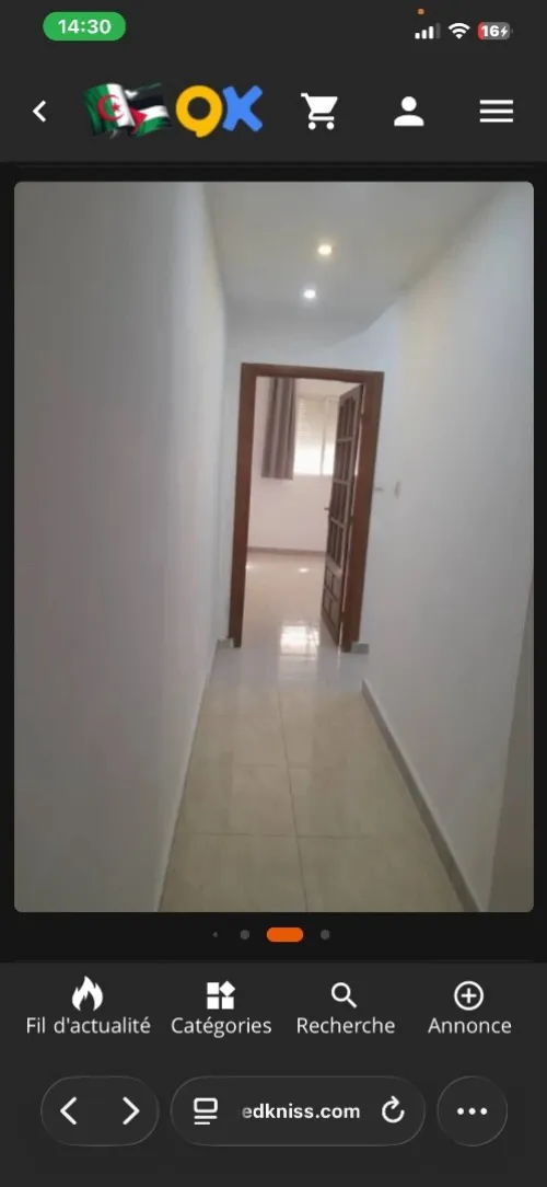 Location Appartement Niveau de villa F2 Alger Draria