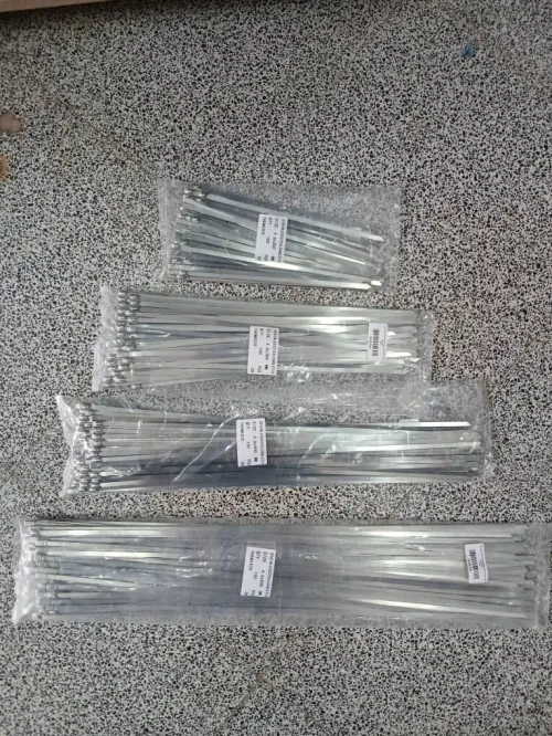 LES ATTACHES COLLIER METALLIQUE INOX  Stainless STEEL cable tie - 4.6