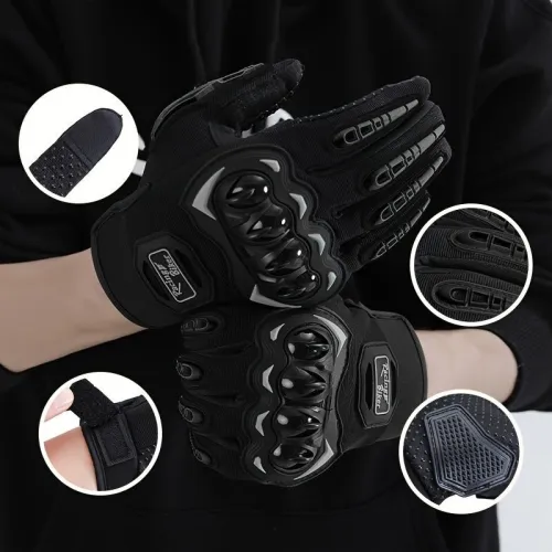 Gants renforcés anti-chocs tactiles/ Idéal pour moto, sport ou travail