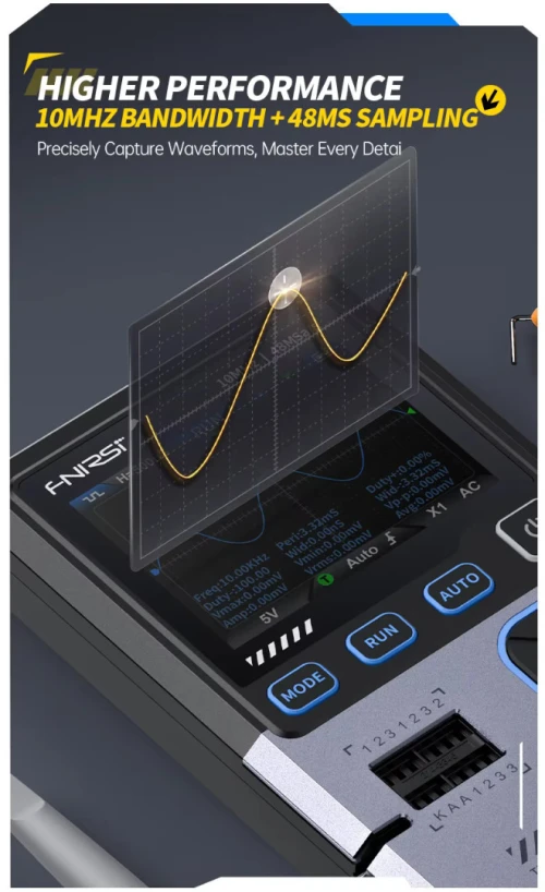 FNIRSI DSO-TC4 Multi-Functional Transistor Osciloscope