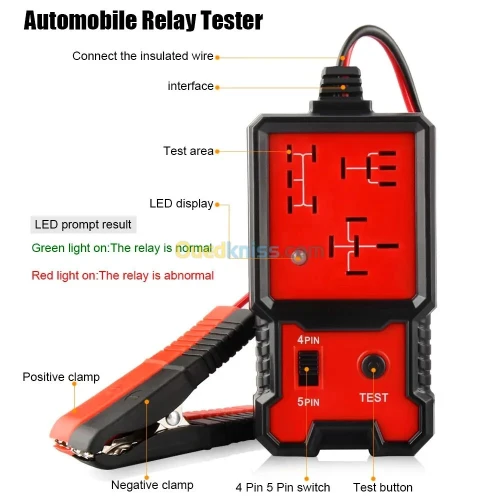Testeur de relais automobile électronique 12V