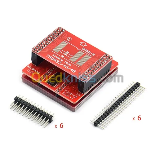 TSOP44 TSOP40 TSOP56 SOP32 SOP48 prises Adaptateurs de programmeur universel 8 pieces MiniPro TL866