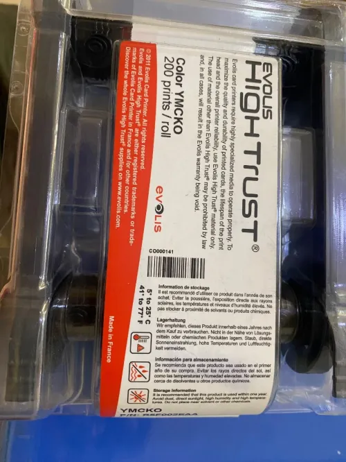 Ruban EVOLIS HIGHTRUST COLOR 200 prints