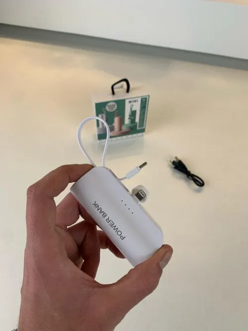 PowerBank 5000mAh et Support Telephone 2en1  باور بانك