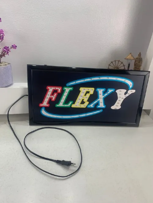 Plaque de Signalisation LED Multicolore Flexy لوحة إشهارية ضوئية