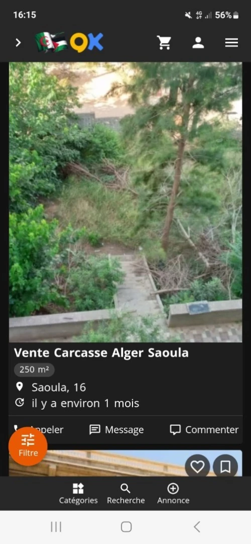 Vente Terrain Alger Saoula