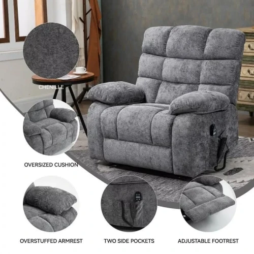 Fauteuil massant, chauffant et relaxant de qualité premium 
