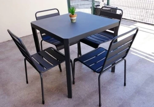 Table de terrasse, jardin et cafétérias (produit importé)