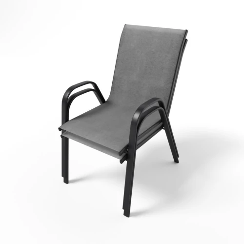 Table de jardin luxueuse avec 6 chaises et parasol
