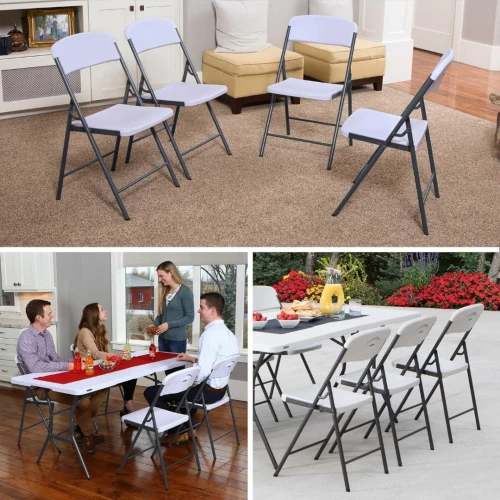 Chaise pliable pour événements, jardin et terrasses 