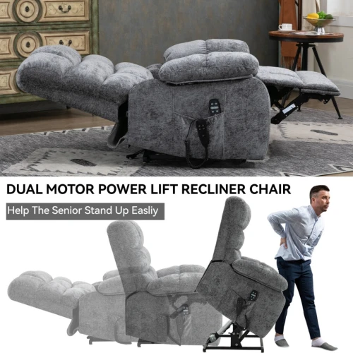 Fauteuil massant, chauffant et relaxant de qualité premium 