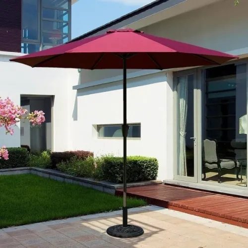 Parasol central 2.7m en Aluminium 